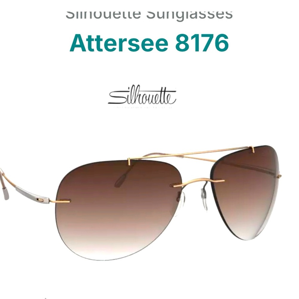 Silhouette Attersee 8176 Aviator Sunglasses